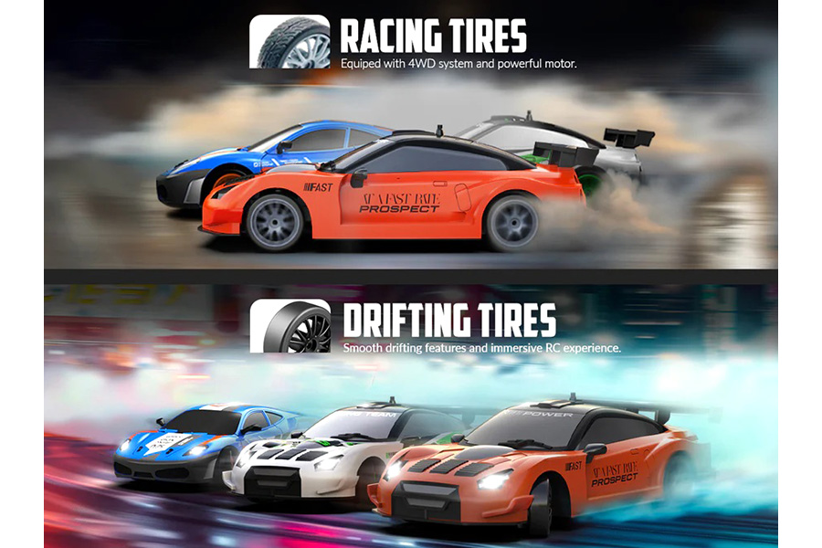 Thumbnail 654 för Radiostyrd bil - Drift Car 927OB2 - 1:24 - RTR