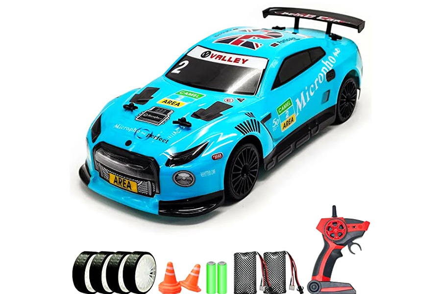 Thumbnail 654 för Radiostyrd bil - Drift Car 609B2 Light Blue - 1:14 - RTR