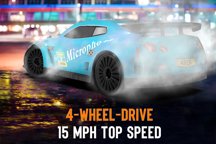 Thumbnail 654 för Radiostyrd bil - Drift Car 609B2 Light Blue - 1:14 - RTR