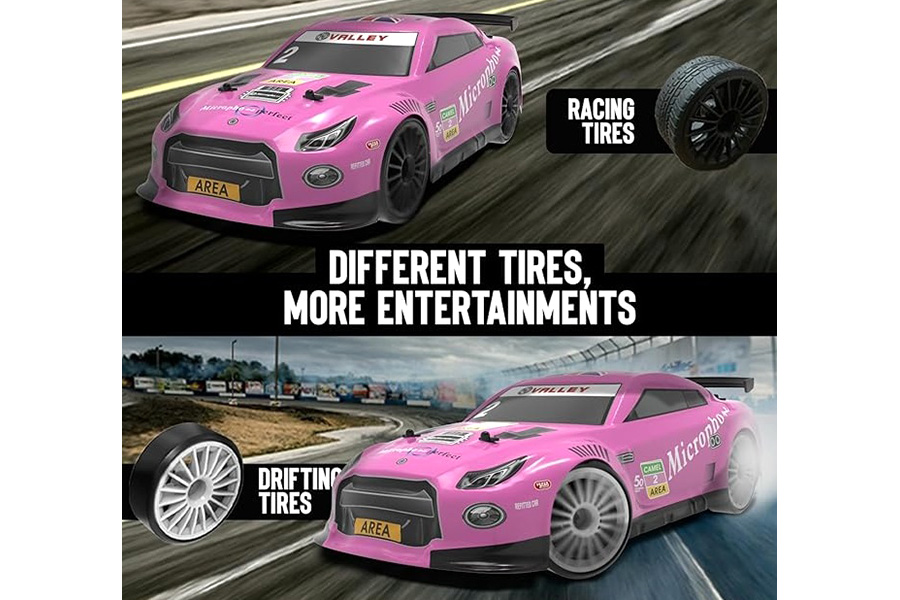 Thumbnail 654 för Radiostyrd bil - Drift Car 609PB2 Pink - 1:14 - RTR