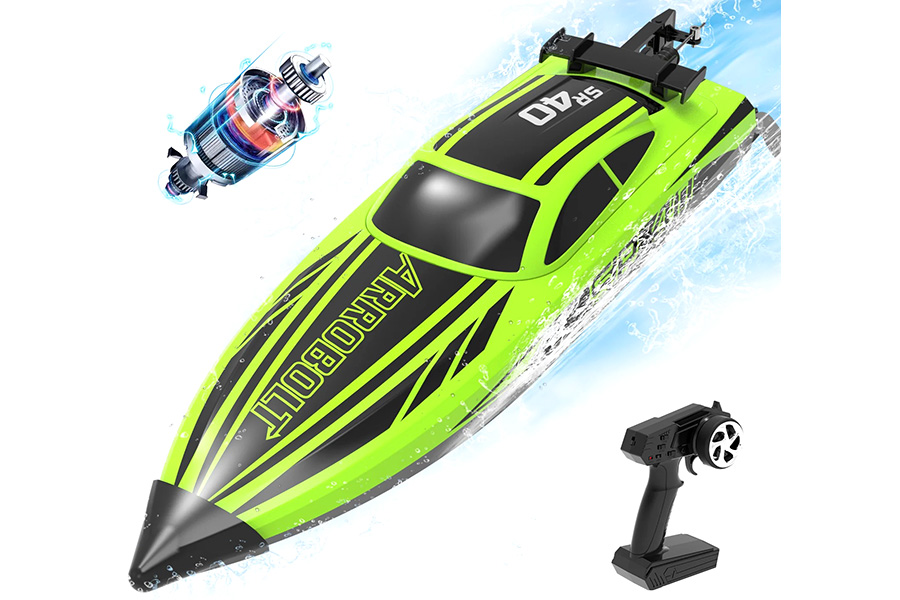 Thumbnail 654 för Radiostyrd båt - Arrobolt SR40 - Green - RTR