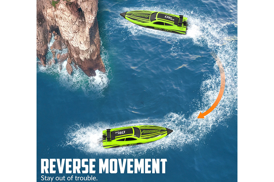 Thumbnail 654 för Radiostyrd båt - Arrobolt SR40 - Green - RTR
