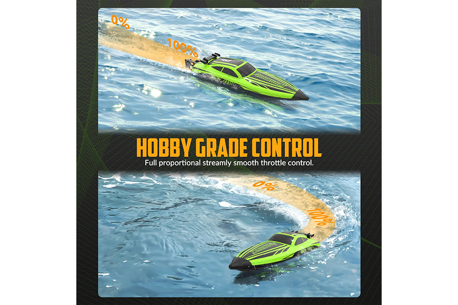Thumbnail 654 för Radiostyrd båt - Arrobolt SR40 - Green - RTR