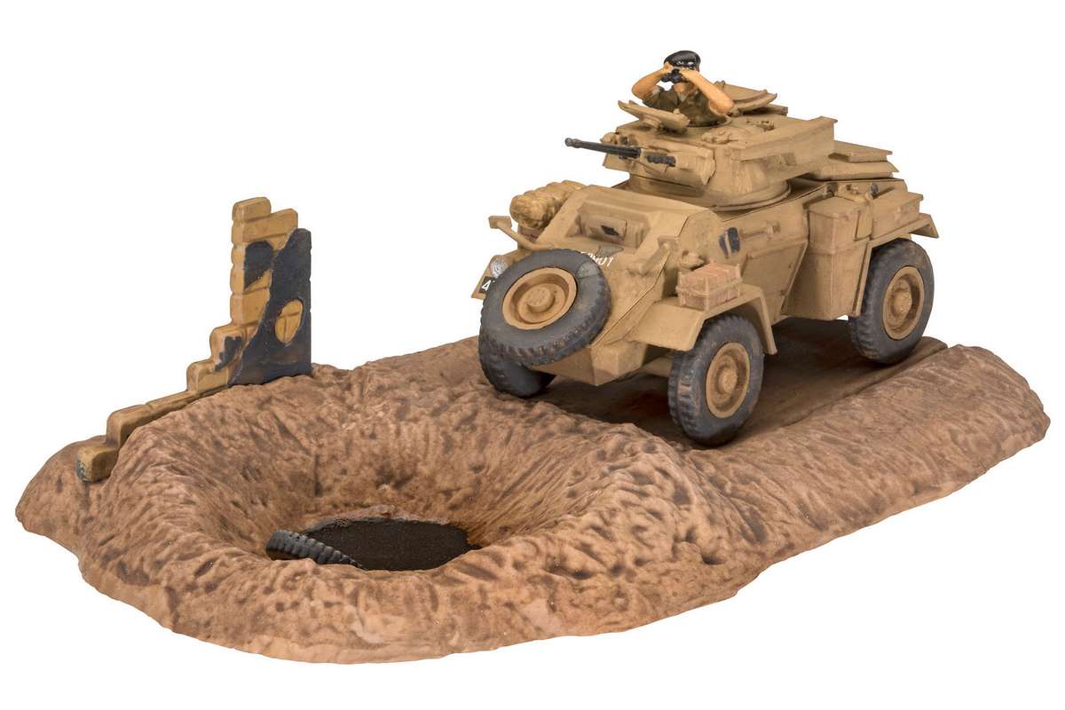 Bild p Byggmodell Stridsfordon - Humber Mk.II - Gåvoset - 1:76 - Revell