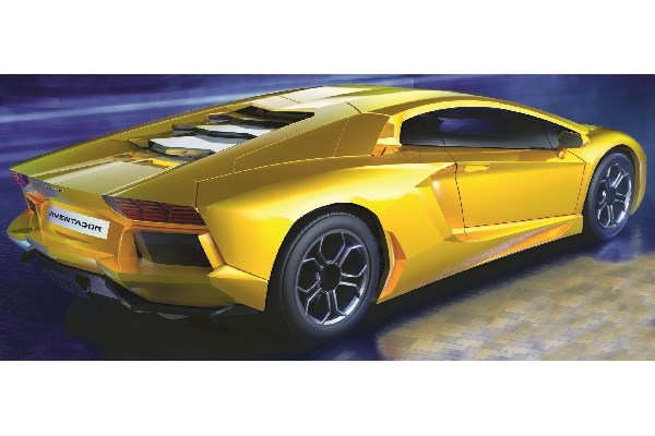 Bild p Quickbuild - Lamborghini Aventador - Yellow - Airfix