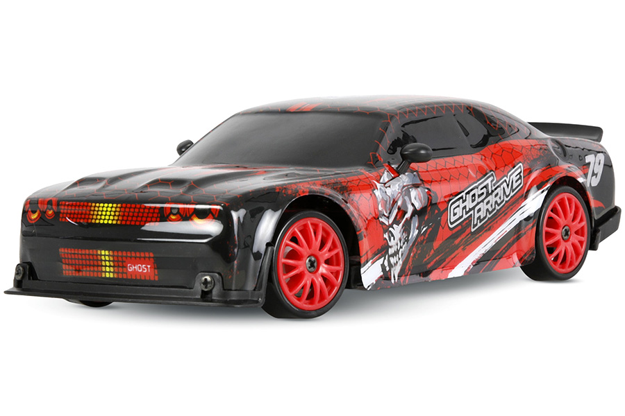 Bild p Radiostyrd bil - Drift Car Muscle Car 4WD - Red - 1:24 - RTR