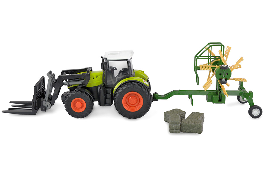 Thumbnail 654 fr Radiostyrd Traktor - 1:24 Traktor med släp XL paket - RTR