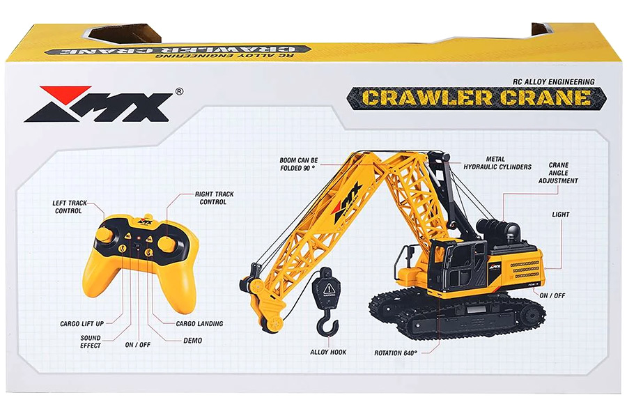 Thumbnail 654 fr Radiostyrd kran - 8ch - 2,4Ghz - 1:14 - RTR - HT