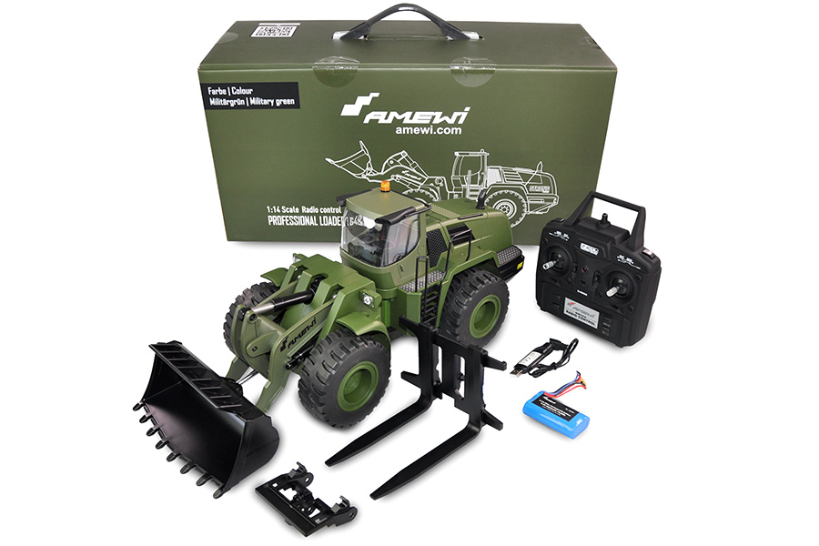 Thumbnail 654 fr Radiostyrda hjullastare - 1:14 Wheel Loader G485E ME - 10CH - RTR