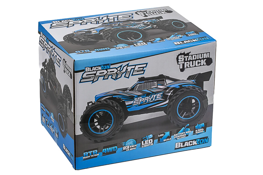 Thumbnail 659 f�r Radiostyrd bil - Spryte ST 4WD Blue - 1:20 - 2,4Ghz - RTR