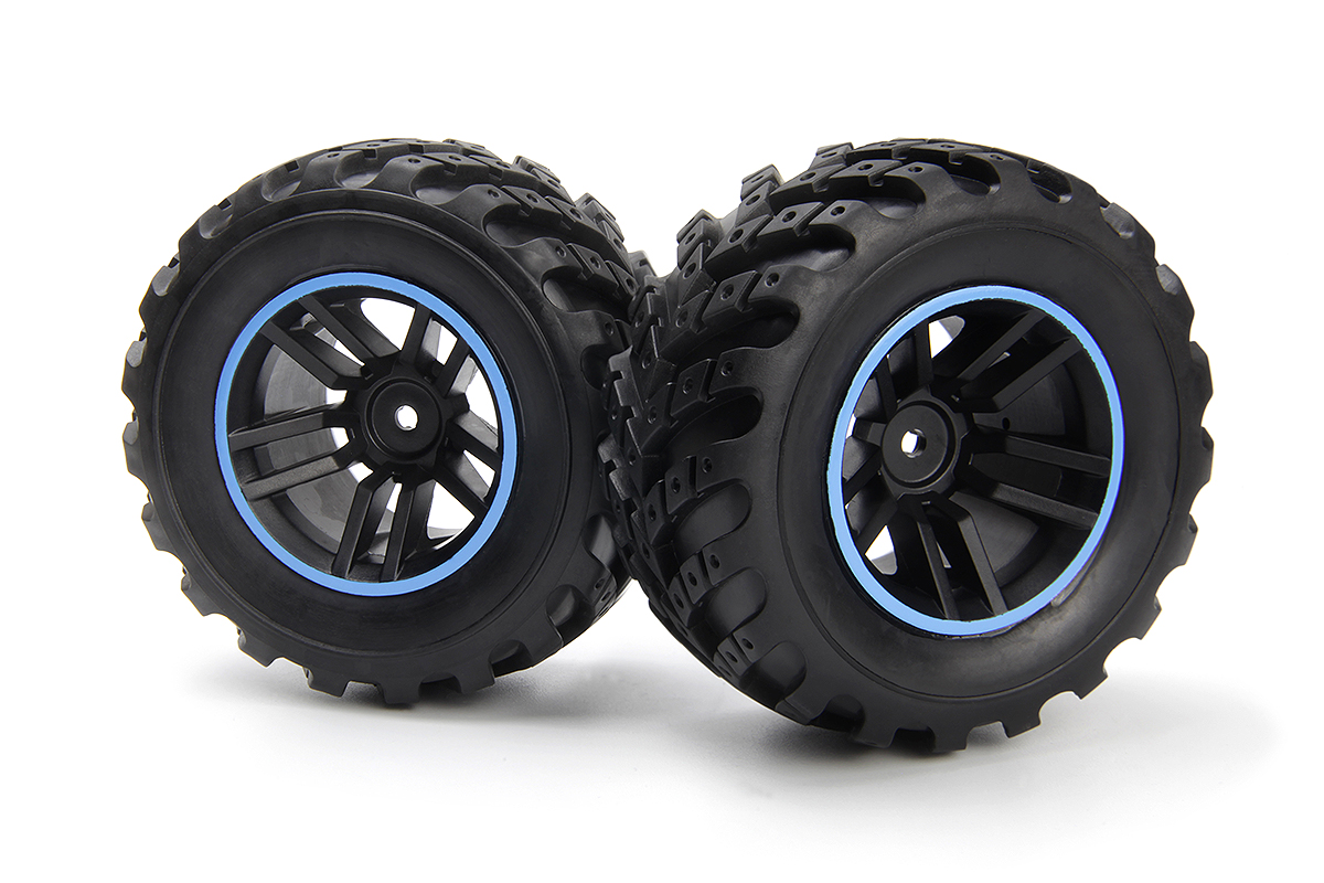 Bild p� Spryte Wheels/Tires Assembled (Black/Blue)