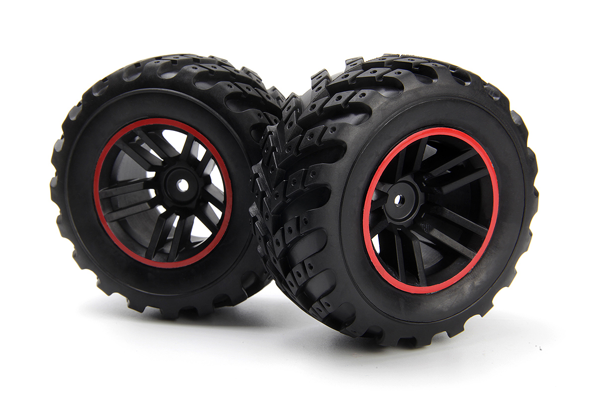 Bild p� Spryte Wheels/Tires Assembled (Black/Red)
