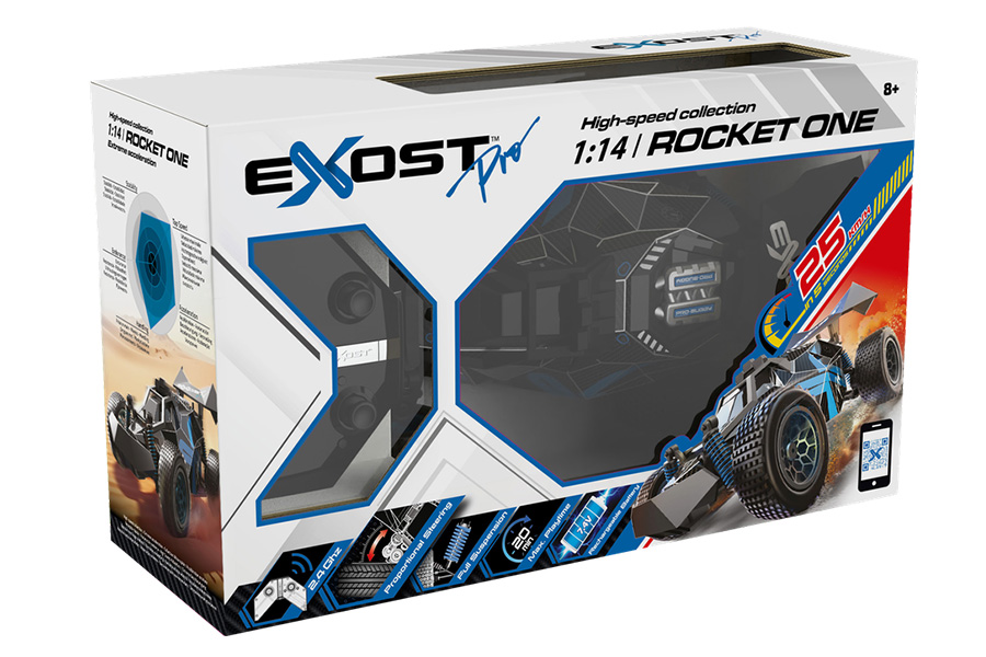 Thumbnail 655 fr Radiostyrd bil - Exost Pro Rocket One - 1:14 - 2,4Ghz - RTR