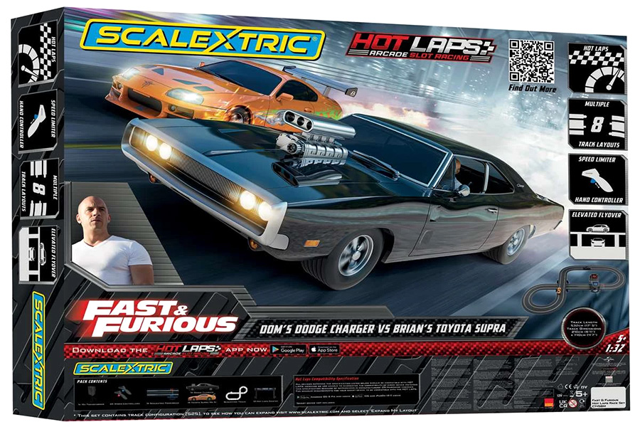 Bild p� Scalextric - Fast and Furious Hot Laps - 1:32