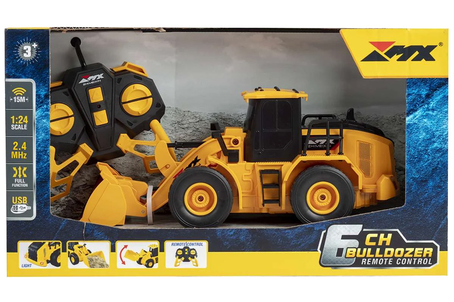 Thumbnail 655 fr Radiostyrt arbetsfordon - 1:24 Constructions Bulldozer 2,4Ghz - 6ch - RTR