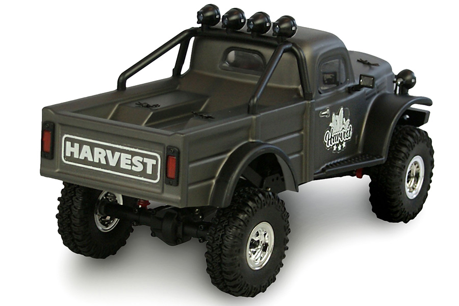 Thumbnail 659 f�r Radiostyrda bilar - 1:18 - AMXRock AM18 Harvest Crawler Gr&aring; - 4WD - 2,4Ghz - RTR
