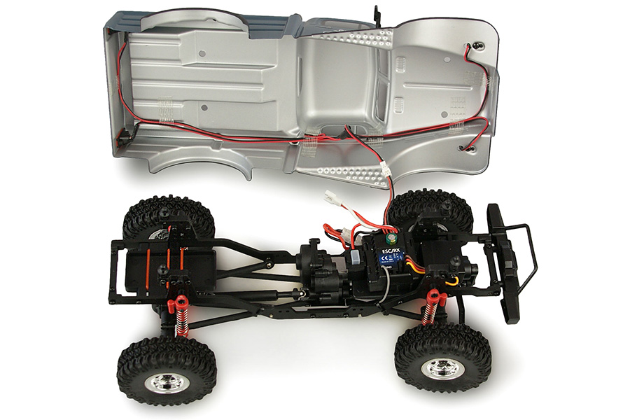 Thumbnail 655 fr Radiostyrda bilar - 1:18 - AMXRock AM18 Harvest Crawler Blå - 4WD - 2,4Ghz - RTR