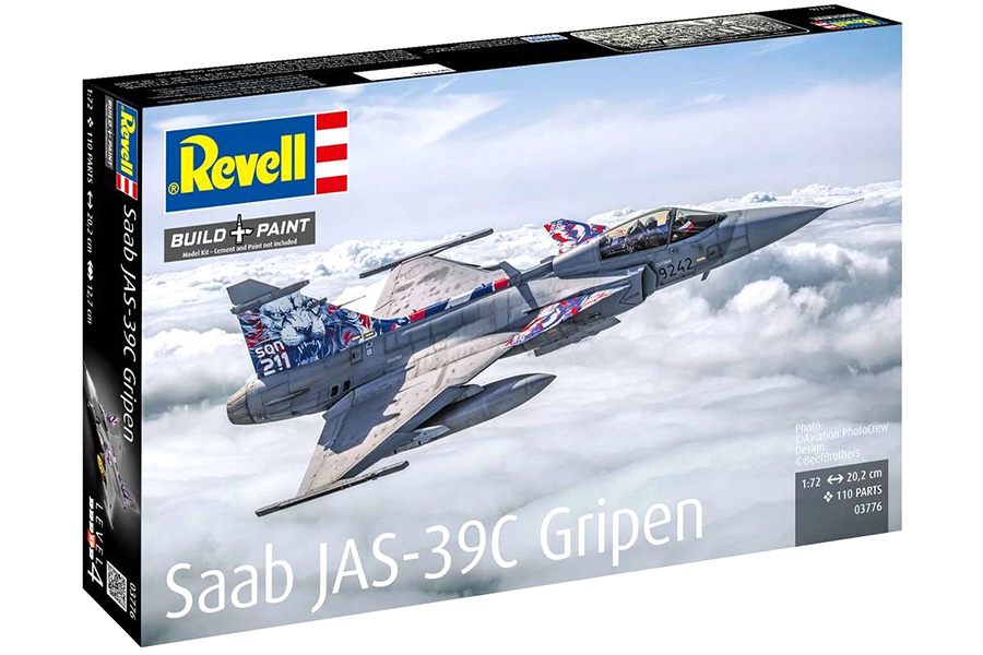 Thumbnail 655 fr Modellflygplan - Jas-39C Gripen - 1:72 - ICM