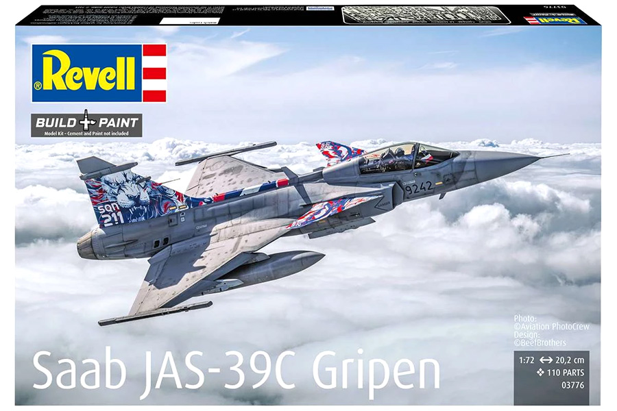 Thumbnail 655 fr Modellflygplan - Jas-39C Gripen - 1:72 - ICM