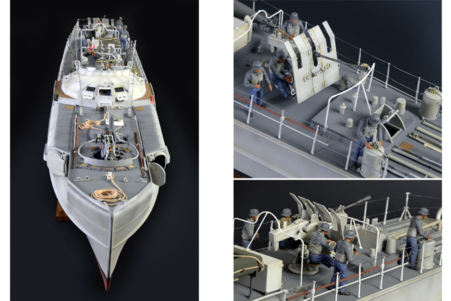 Thumbnail 659 f�r Byggsats Krigsfartyg - Schnellboot S 100 - 1:35 - Italeri