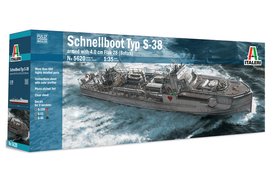 Thumbnail 659 f�r Byggsats Krigsfartyg - Schnellboot S 83 - 1:35 - Italeri