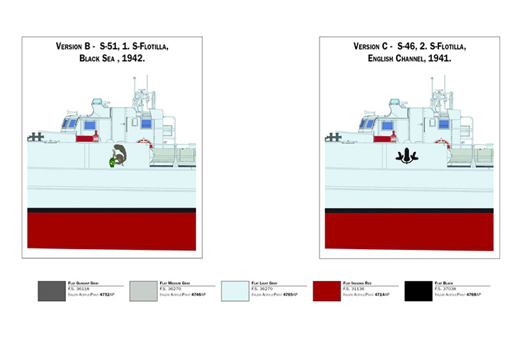 Thumbnail 659 f�r Byggsats Krigsfartyg - Schnellboot S 83 - 1:35 - Italeri
