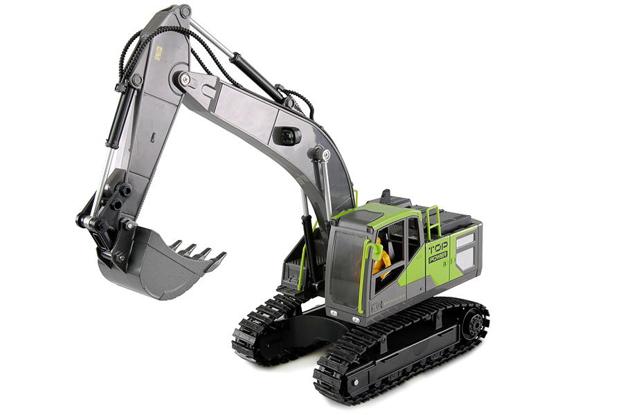 Thumbnail 655 fr Radiostyrd Grävmaskin - G071E Metall uppgr - 1:18 - RTR