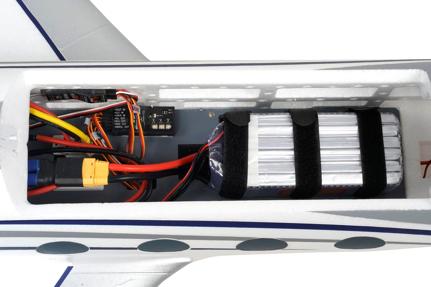 Thumbnail 659 f�r RC flygplan - AMXPlanes AM650 Business-Jet BL - 7ch - PNP