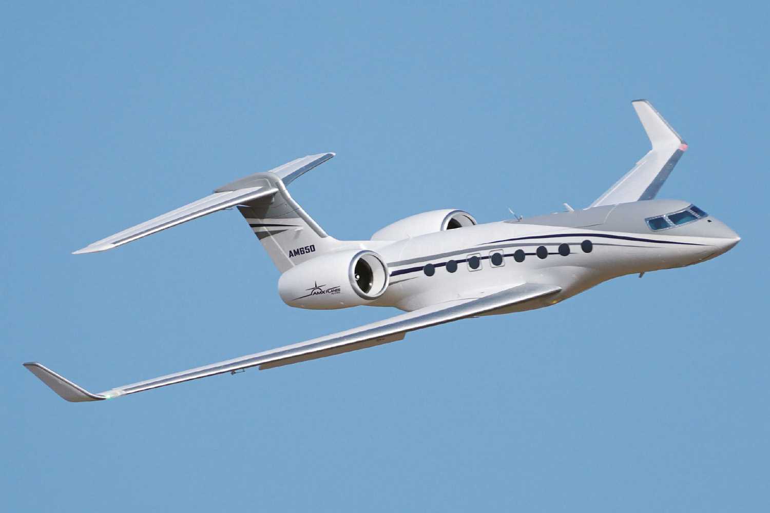 Thumbnail 659 f�r RC flygplan - AMXPlanes AM650 Business-Jet BL - 7ch - PNP