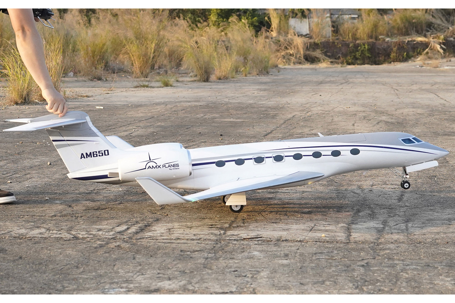 Thumbnail 659 f�r RC flygplan - AMXPlanes AM650 Business-Jet BL - 7ch - PNP