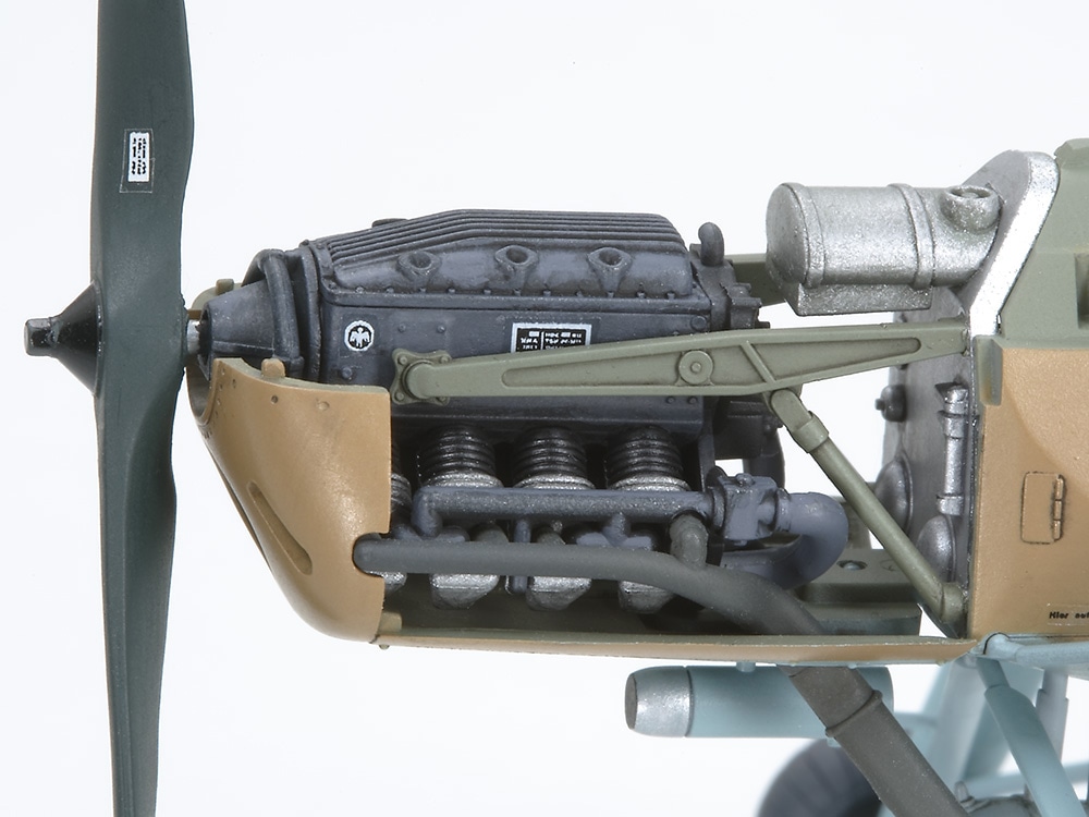 Thumbnail 678 f�r Byggmodell flygplan - Fi156C Fieseler Storch - 1:48 - Tamiya