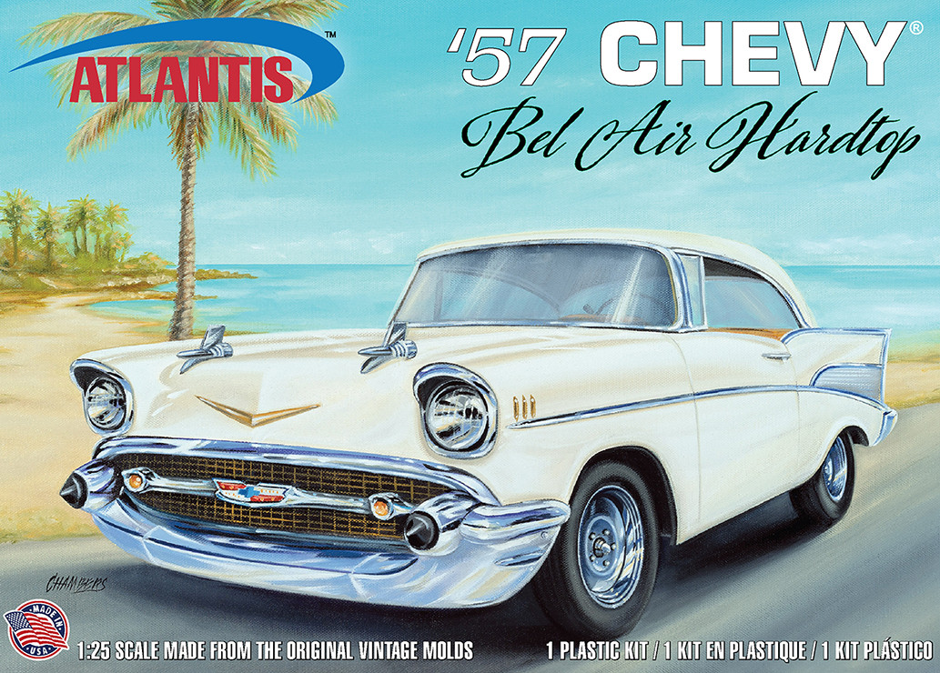 Bild p� Byggmodell bil - 1957 Chevy Bel Air Hardtop - 1:25 - ATL