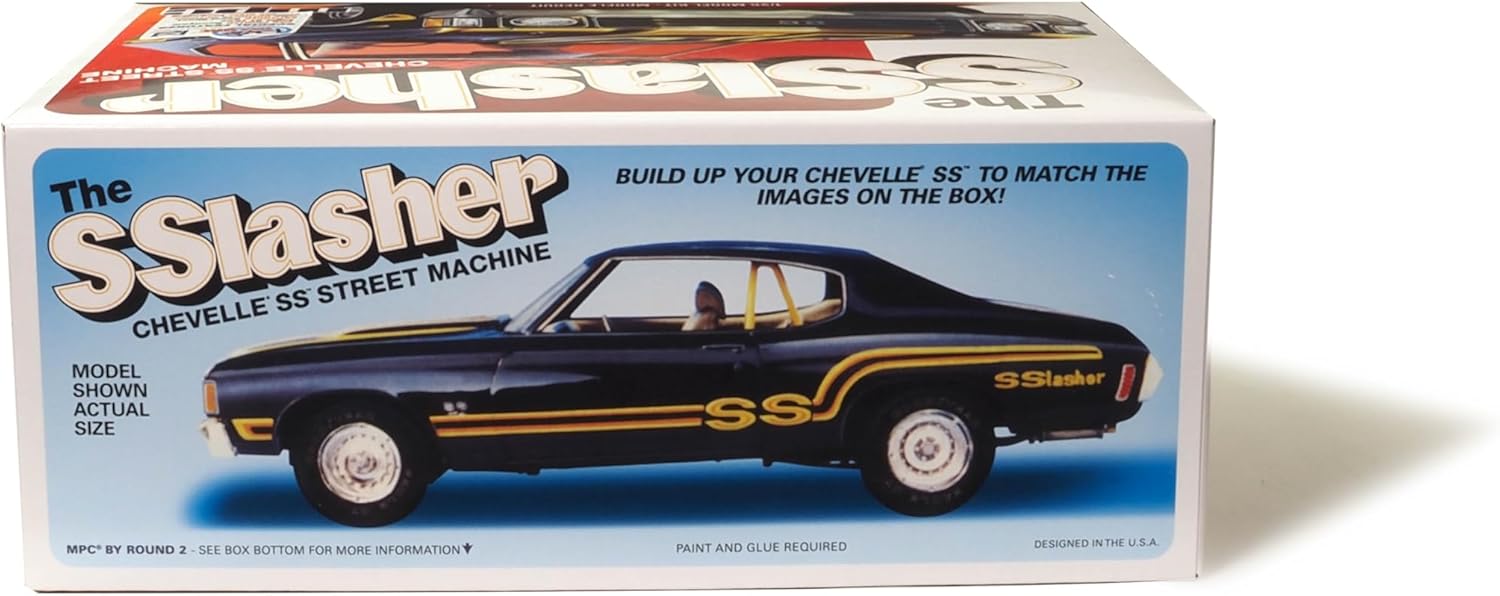 Thumbnail 678 f�r Byggmodell bil - The SSlasher Chevelle SS Street Machine - 1:25 - MPC