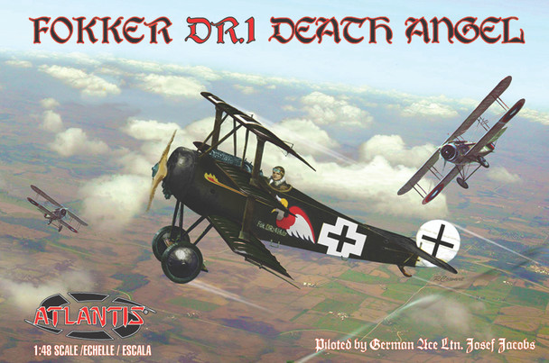 Byggmodell flygplan - Fokker DR.1 - 1:48 - AT