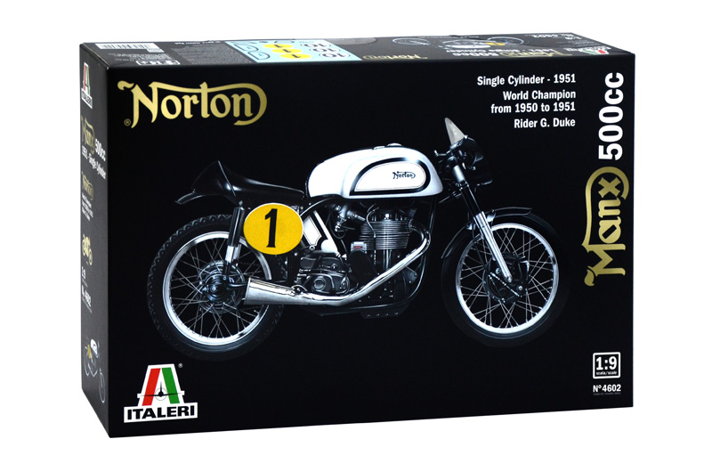 Thumbnail 680 f�r Byggmodell motorcykel - 1951 Norton Manx 500cc - 1:9 - Italieri