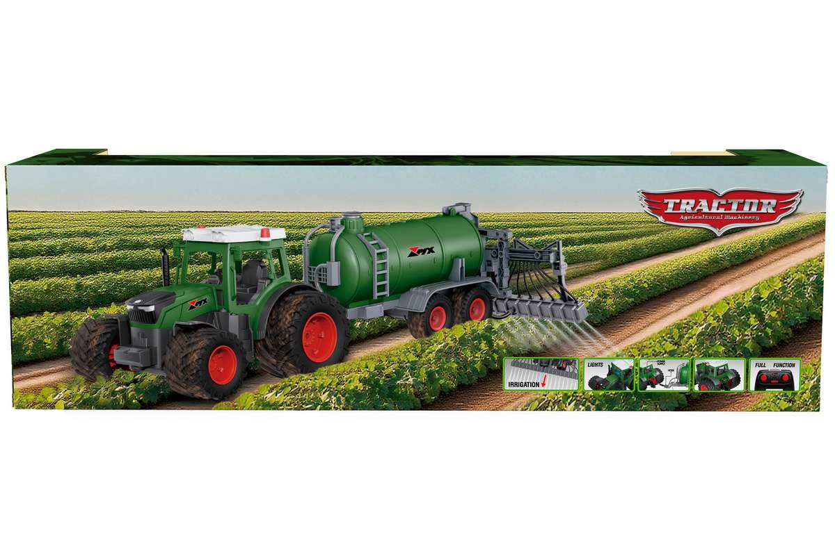 Thumbnail 678 f�r Radiostyrd Traktor - 1:24 Traktor med spridare - RTR
