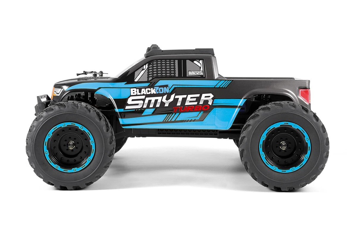 Thumbnail 680 f�r Radiostyrd bil - Smyter MT Turbo V2 4WD Blue - 1:12 - 2,4Ghz - RTR