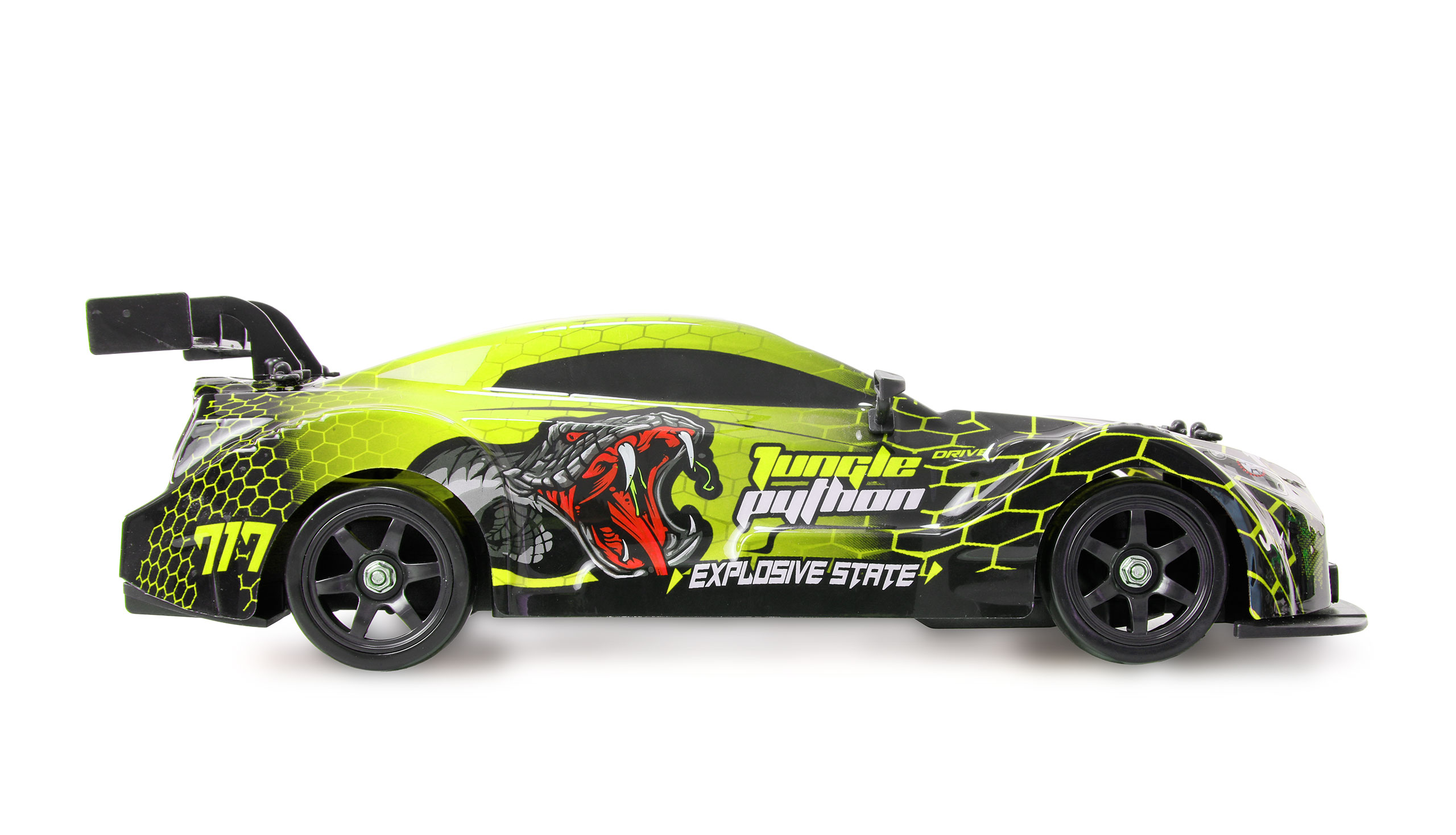Thumbnail 680 f�r Radiostyrd bil - Drift Car GTR 4WD Gul - 1:16 - RTR