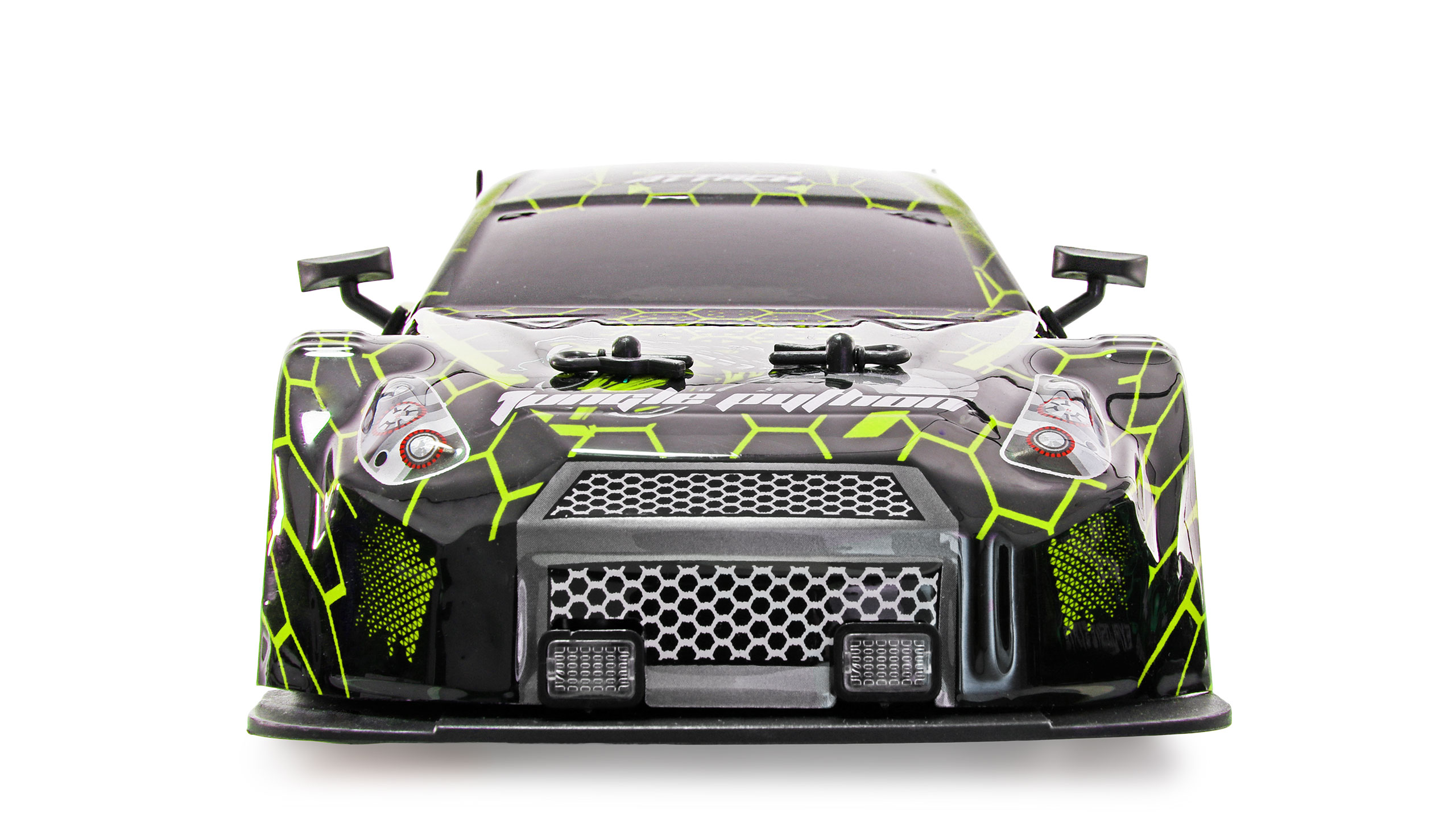 Thumbnail 680 f�r Radiostyrd bil - Drift Car GTR 4WD Gul - 1:16 - RTR