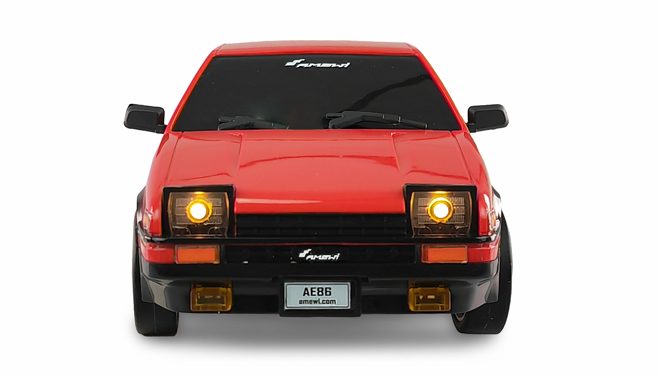 Thumbnail 678 f�r Radiostyrd bil - AE86 Sprinter Trueno Drift Racing Car R&ouml;d - 1:18 - RTR