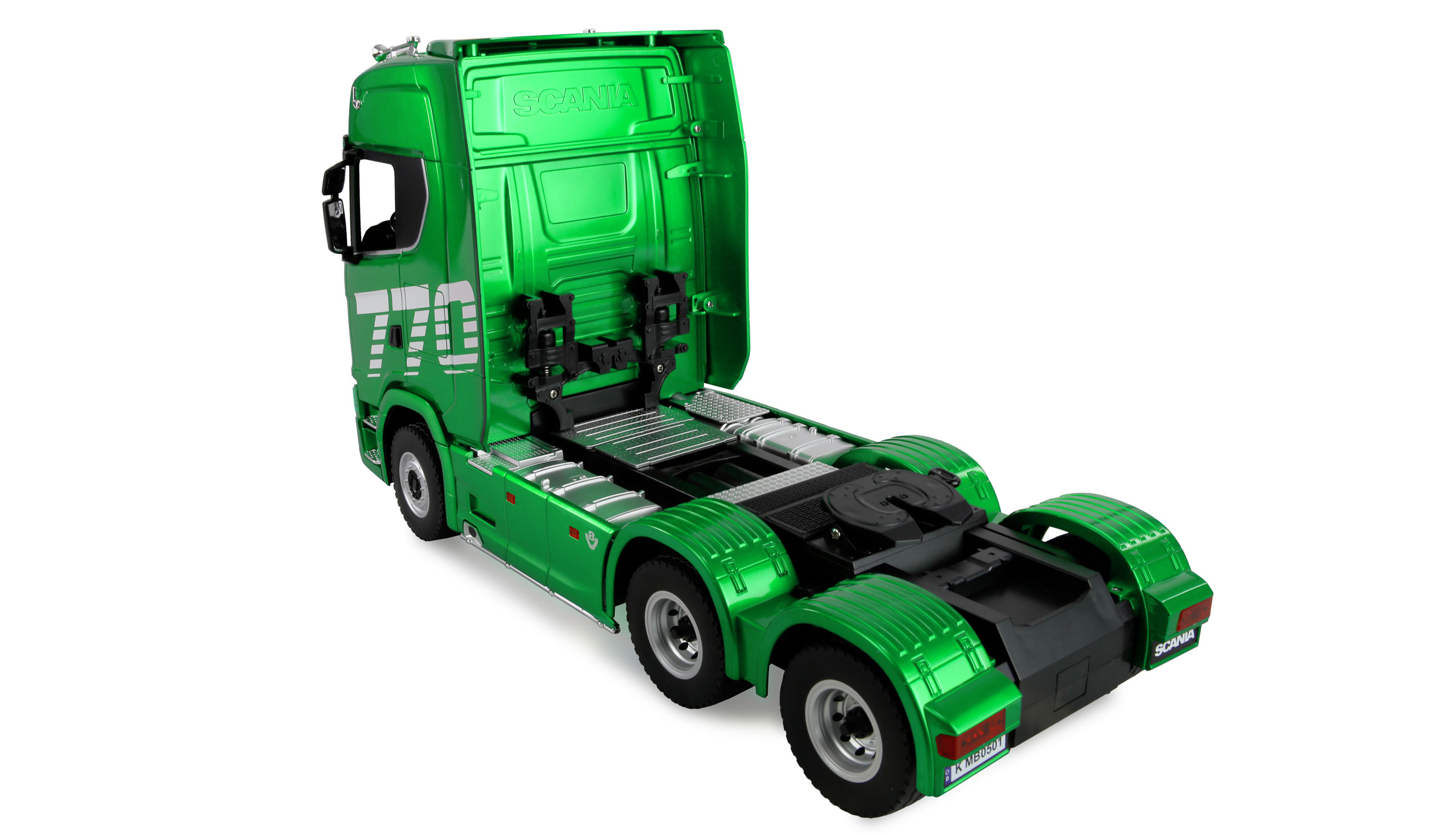 Thumbnail 680 f�r Radiostyrd lastbil - Scania 770 S V8 Truck 6x4 Gr&ouml;n - 1:18 - RTR