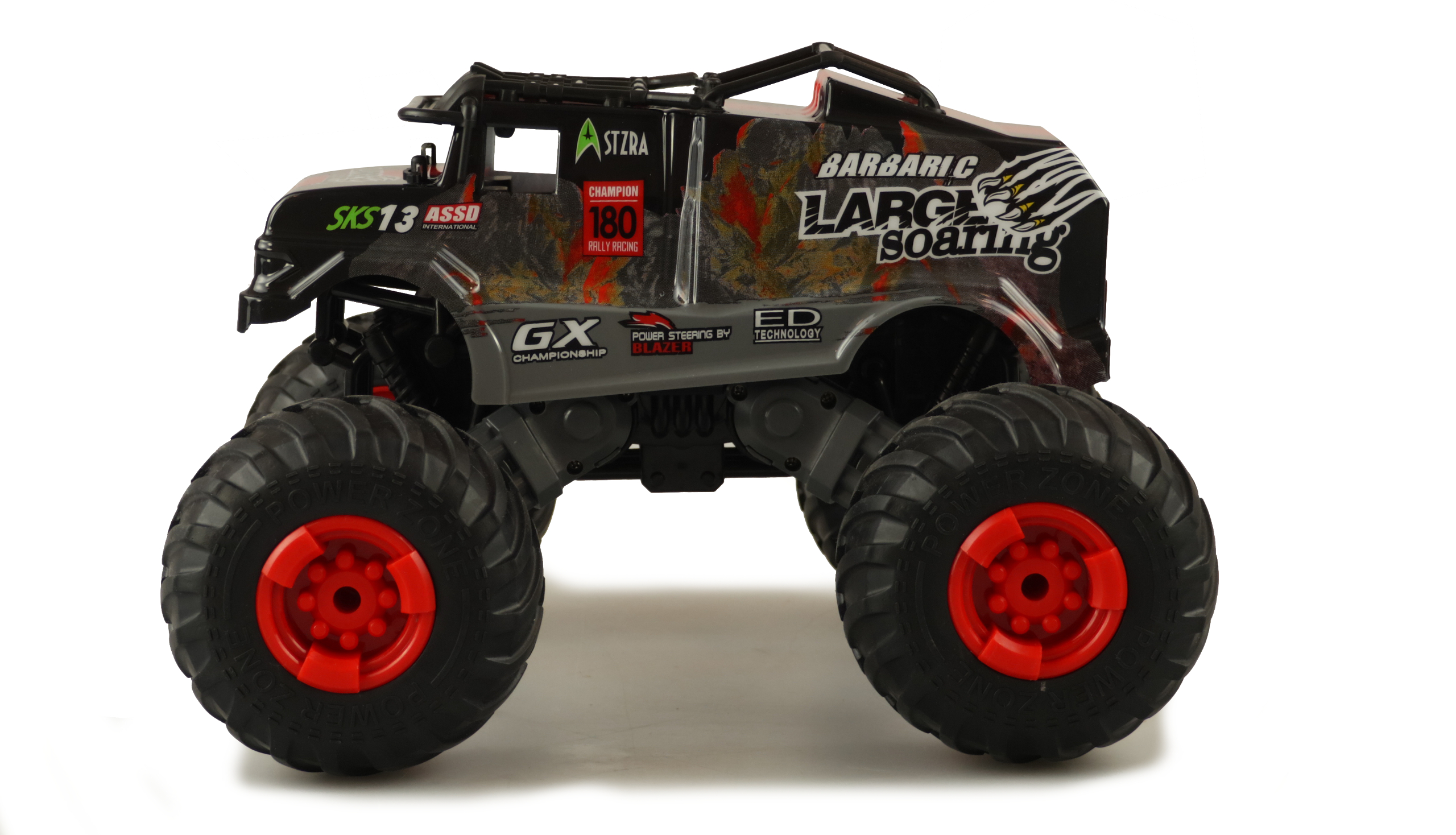 Thumbnail 680 f�r Radiostyrd bil - 1:16 - Crazy SKS13 Monster Truck R&ouml;d - RTR