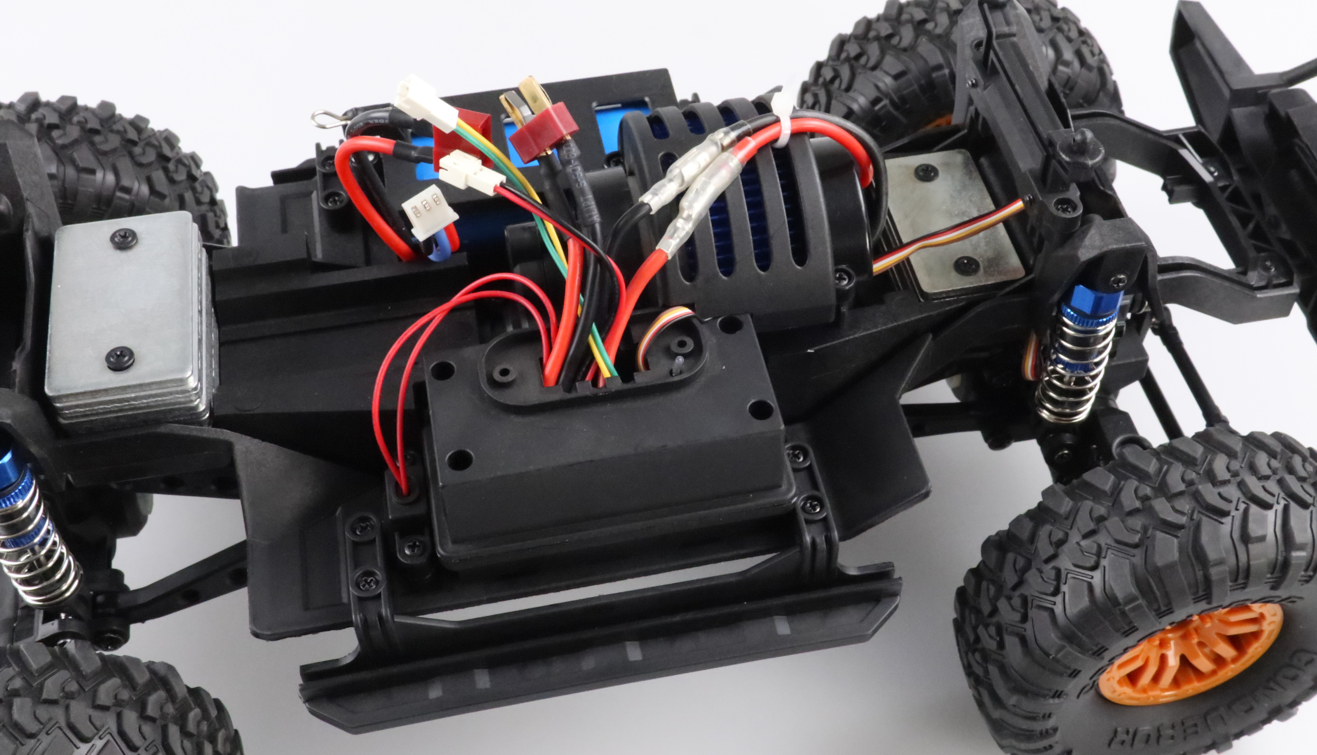 Thumbnail 681 f�r RC Crawler - 1:10 - Dirt Climbing Beast Pick-Up Crawler 4wd - Svart/Orange - RTR