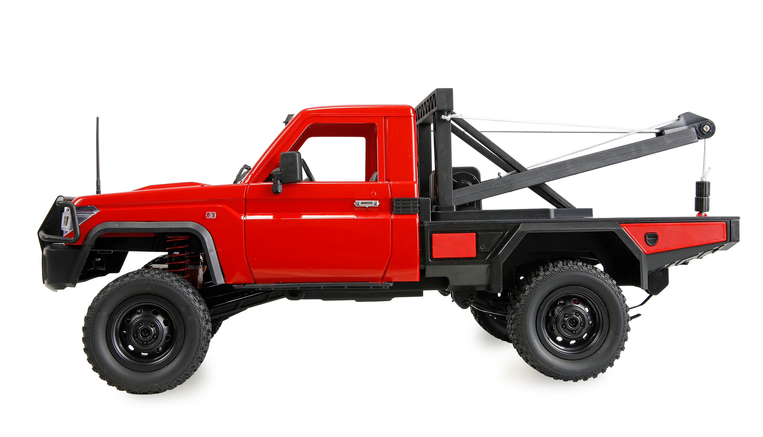 Thumbnail 681 f�r RC Crawler - 1:12 - Toyota Land Cruiser B&auml;rgningsbil 4wd - R&ouml;d - RTR