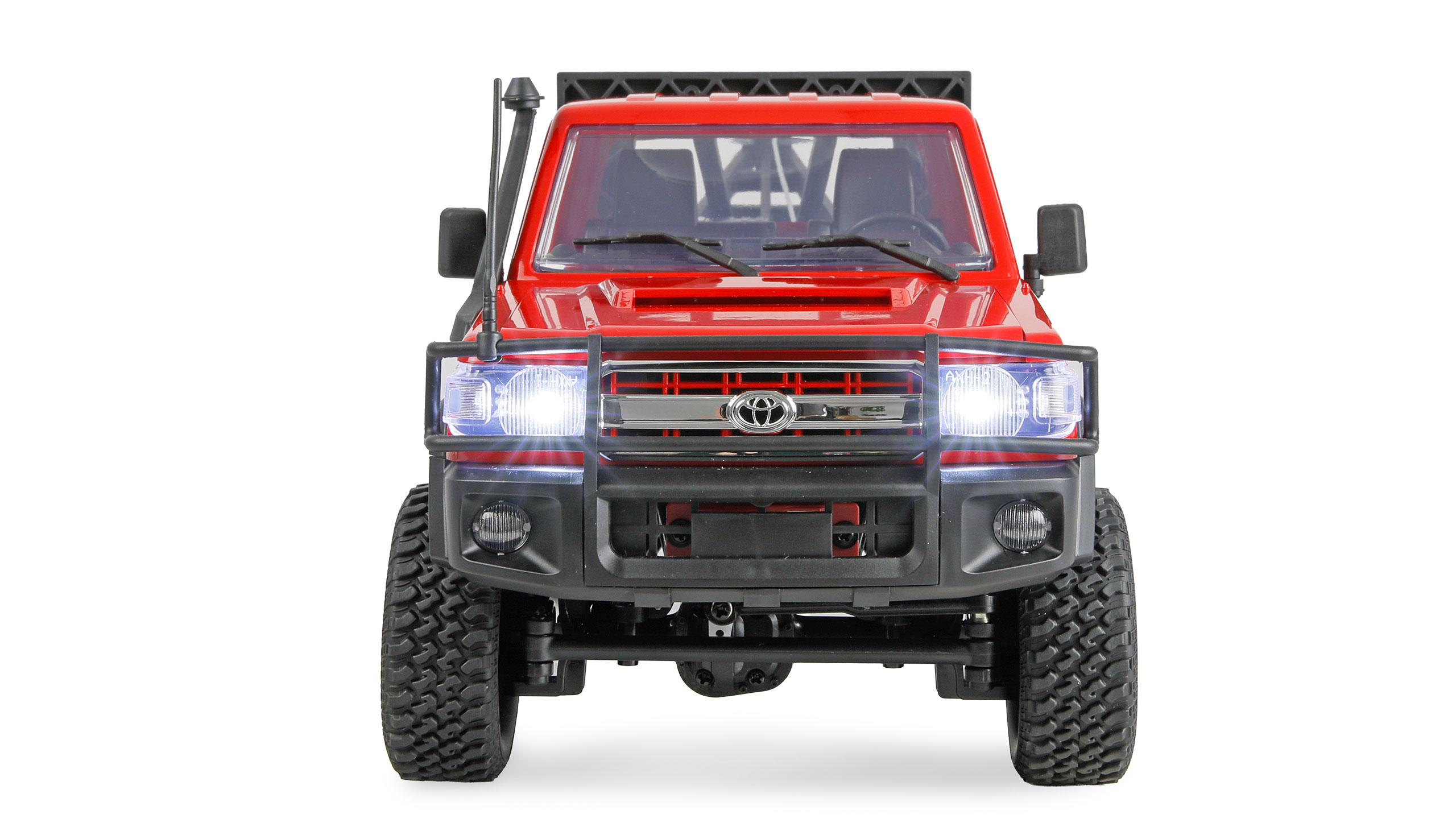 Thumbnail 681 f�r RC Crawler - 1:12 - Toyota Land Cruiser B&auml;rgningsbil 4wd - R&ouml;d - RTR