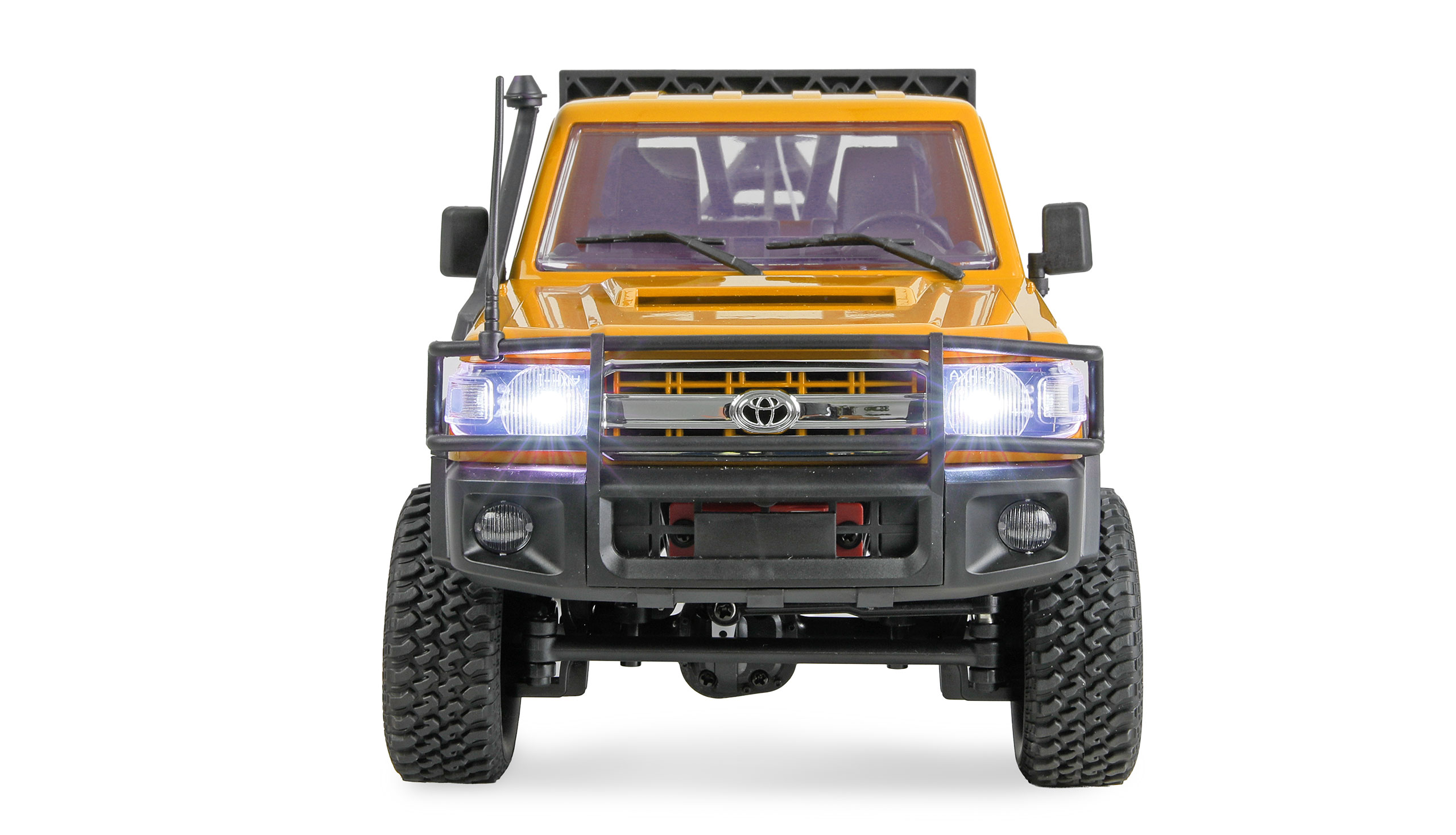 Thumbnail 681 f�r RC Crawler - 1:12 - Toyota Land Cruiser B&auml;rgningsbil 4wd - Orange - RTR