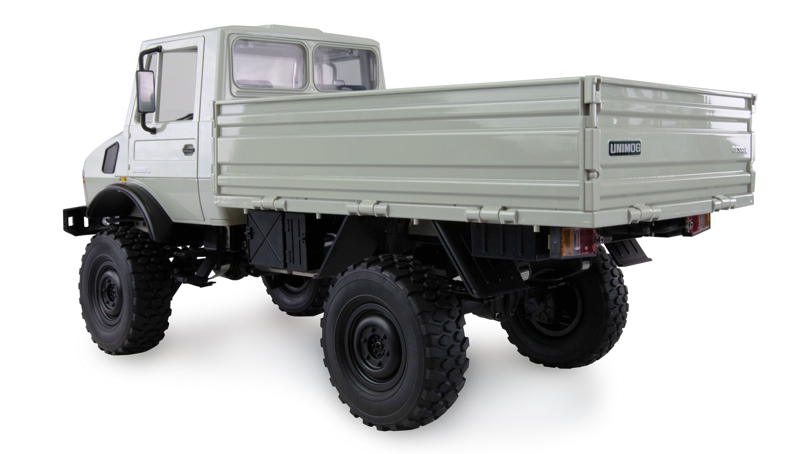 Thumbnail 735 f�r RC lastbil - Mercedes-Benz Unimog Gr&aring; - 1:12 - RTR