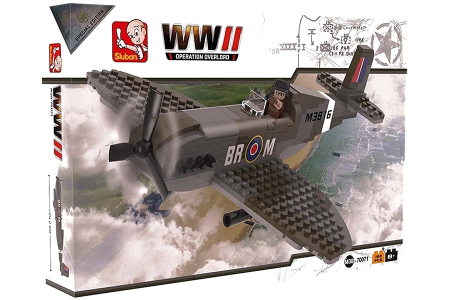 Thumbnail 735 f�r Spitfire - Operation Overlord - Byggklossar - Sluban