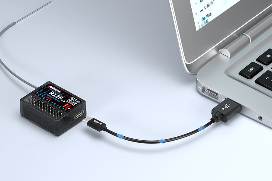 Thumbnail 735 f�r S&auml;ndarpaket - 12CH 2,4Ghz RadioLink T12D R12F