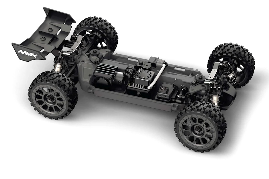 Thumbnail 735 f�r Radiostyrda bilar - 1:12 - QByte XB Pro BL - 4WD - 2,4Ghz - ARTR